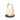 Black Disc with Tan Strap Bola Lantern by Pablo Designs, studio photo