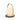 Brass Disc with Tan Strap Bola Lantern by Pablo Designs, studio photo
