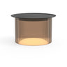 Bronze Base with Black Tray 12" Carousel Large Table Lamp by Pablo Designs, studio photo
