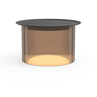 Bronze Base with Black Tray 12" Carousel Large Table Lamp by Pablo Designs, studio photo