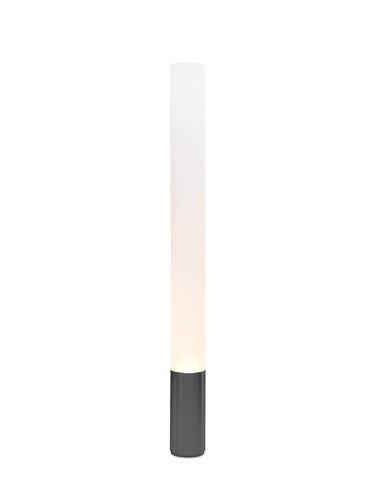 48" H, Black Elise Floor Lamp by Pablo Designs, studio photo