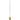 48" H, Brass Elise Floor Lamp by Pablo Designs, studio photo