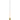 60" H, Brass Elise Floor Lamp by Pablo Designs, studio photo