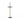 Large Walnut with Black Tray Nivél Pedestal by Pablo Designs, studio photo