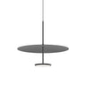 18", Matte Black with Black Sky Dome Pendant by Pablo Designs, studio photo
