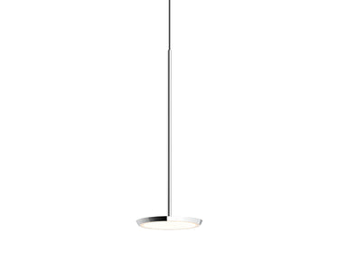 Polished Aluminum Sky Solo Pendant by Pablo Designs, studio photo