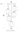 Bel Occhio 5-globe chandelier by Pablo, dimensioned drawing