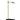 Black and brass Talia table lamp by Pablo, studio photo