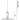 Dimension drawing of the Penta Clip Large open suspension, Ø15.7 in, H 165.3 in max