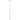 Dimension drawing of the Penta Storm Mini pendant, 13 in (33 cm) stem
