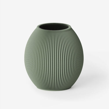 Poke 2 Ripple Vase by Recozy, Forrest Green — recozy, view 1