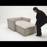 How-to video showing how to use the Newilla Lounger Chair with Storage and Slim Arms by Innovation Living, including opening and storage functions