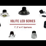Watch: Nora 4" Iolite LED Square Reflector with Square Aperture, 1000lm / 14W, 3000K