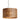 Kerflights D6 wood drum pendant in Black Walnut, second studio angle