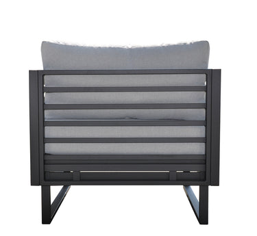 Renava Wharf Outdoor Grey & Black Sofa Set