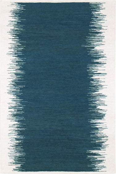 Saona jute rug in Blue, full view