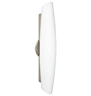 Aero 21 tall sconce in Opal Matte glass | Besa Lighting
