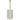 Side view of 13-inch LED wall sconce showing 2.5-inch depth and slim wall-mounted profile in Polished Nickel