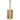 Close-up of Serre 13-inch sconce showing raw-cut crystal and metal frame in natural brass finish