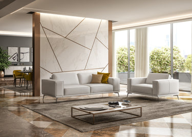 Lamod Italia Soho Italian White Leather Armchair