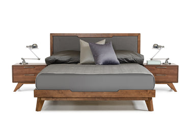 Nova Domus Soria Grey & Walnut Bedroom Set