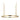 Stagger 30 inch Modern LED Ring Chandelier in Natural Brass finish, illuminated ideal for contemporary dining room