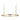 30in width contemporary ceiling light for a spacious bedroom with soft, warm 2700K illumination in Natural Brass