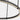 Close-up of Stagger Round Chandelier, Nightshade black finish, highlighting the acrylic shade and sleek design