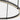 Close-up of Stagger Round Chandelier, Nightshade black finish, highlighting the acrylic shade and sleek design