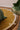 Syracuse Round wool rug in Tabac, full view