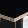 Nova Domus Cartier Black & Rosegold Dining Table