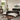 Nova Domus Fantasia Dark Walnut/Dark Grey Bed & Two Nightstands