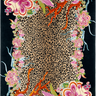 Jungle Forest wool rug, full view
