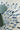 Paint wool rug in Blue, close-up of the pile texture