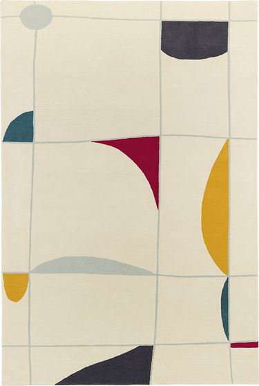 Stabile wool rug, full view