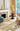 Kea wool rug in Multi, styled in a room