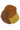 Tumulus wool rug in Saffron, full view