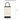Dimensions diagram of the Tawa Alabaster Accent rechargeable table lamp: 11 inch height including handle, 4.5 inch width and depth