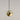 Tilt Globe Pendant in Solid Brass — Nyta, view 1