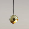 Tilt Globe Pendant in Solid Brass — Nyta, view 1
