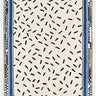 Trasimène wool rug in White, full view