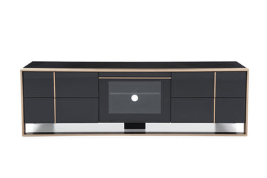 Nova Domus Cartier Black & Rosegold TV Stand