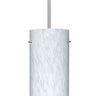 Stilo 12 cord pendant: Carrera glass shade | Besa Lighting
