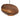 Natural Alki Pebble pendant, second view, showing the layered cardboard edges