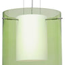 Pahu 12 cable pendant: Olive glass shade | Besa Lighting
