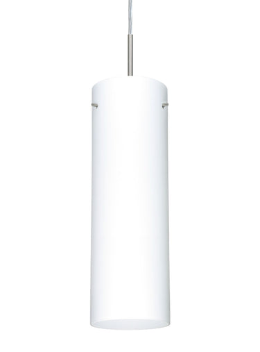 Stilo 18 cord pendant: Opal Matte glass shade | Besa Lighting