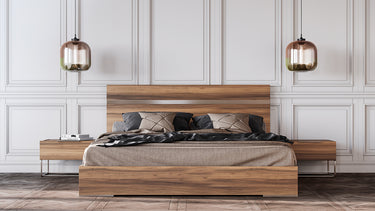 Nova Domus Lorenzo Italian Light Oak Bed