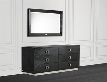 AX Victoria Black Crocodile Dresser