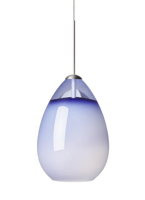 Visua Comfort Alina Glass Decorarive Pendant Light Blue
