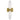 Langston modern brass and crystal LED wall sconce for bedroom, hallway, or living room